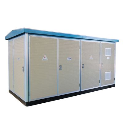 Hộp trạm phụ biến áp nhỏ gọn được lắp đặt sẵn ngoài trời để phân phối điện áp cao