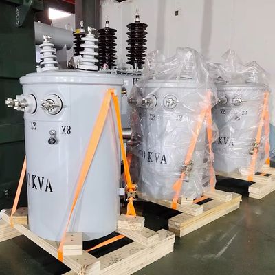 120V 240kV Đơn pha TOROIDAL Máy biến áp đầy dầu 5kva 2 giai đoạn để gắn cột