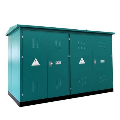 200KVA 315KVA 400KVA Tối đa 2,5 MVA Kết hợp ngoài trời Máy biến áp phân phối điện nhỏ gọn 6.6KV 11KV 33KV