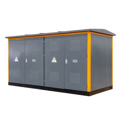 Phòng phân phối điện ngoài trời Box Substation với đồng / nhôm biến áp